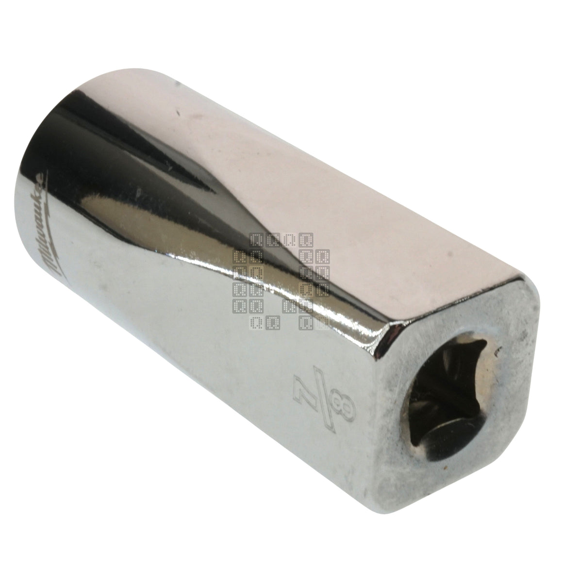 Milwaukee Tool 45-34-9075 Deep 3/8" Drive Chrome 7/8" SAE Socket with Four Flat Sides