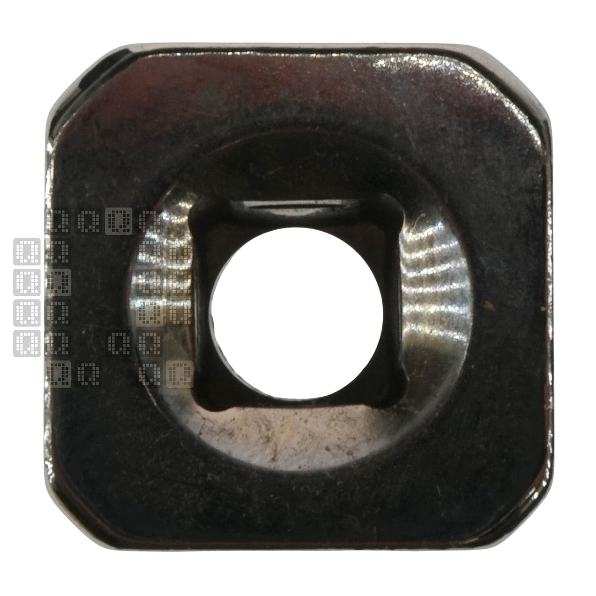 Milwaukee Tool 45-34-9075 Deep 3/8" Drive Chrome 7/8" SAE Socket with Four Flat Sides Input Side Closeup