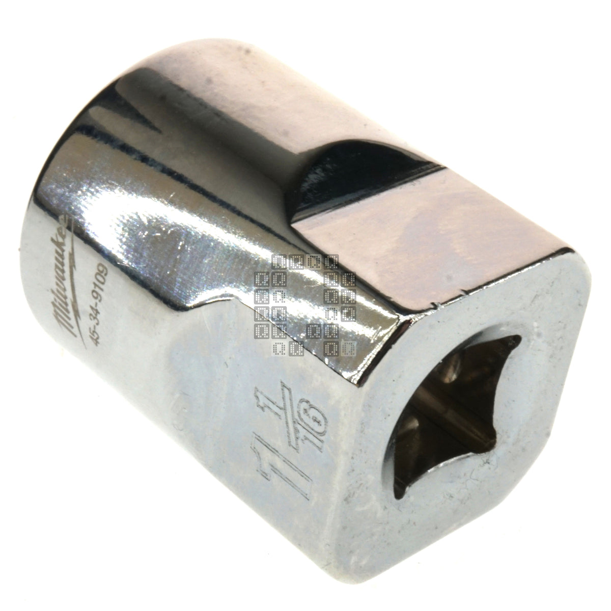 Milwaukee Tool 45-34-9109 Standard 1/2" Square Drive 1-1/16" Hex SAE Socket with Four Flat Sides
