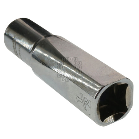 Milwaukee Tool 45-34-9126 Deep Chrome 1/2" Hex Drive 1/2" Square SAE Socket with Four Flat Sides