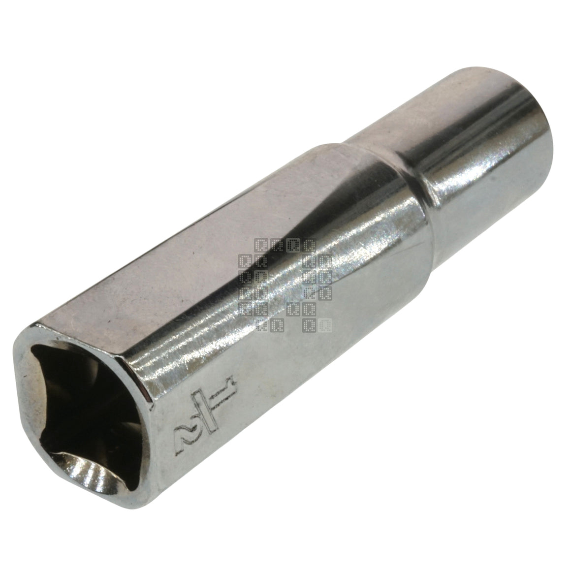 Milwaukee Tool 45-34-9126 Deep Chrome 1/2" Hex Drive 1/2" Square SAE Socket with Four Flat Sides