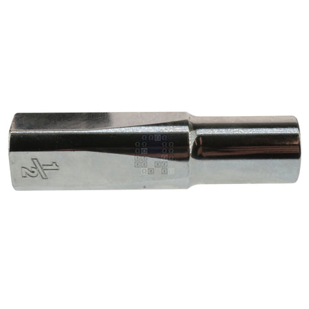 Milwaukee Tool 45-34-9126 Deep Chrome 1/2" Hex Drive 1/2" Square SAE Socket with Four Flat Sides