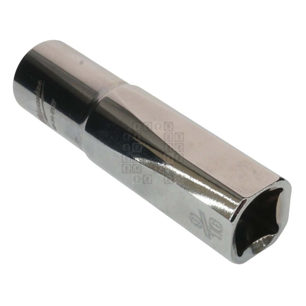 Milwaukee Tool 45-34-9127 Deep Chrome 9/16" Hex Drive 1/2" Square SAE Socket with Four Flat Sides