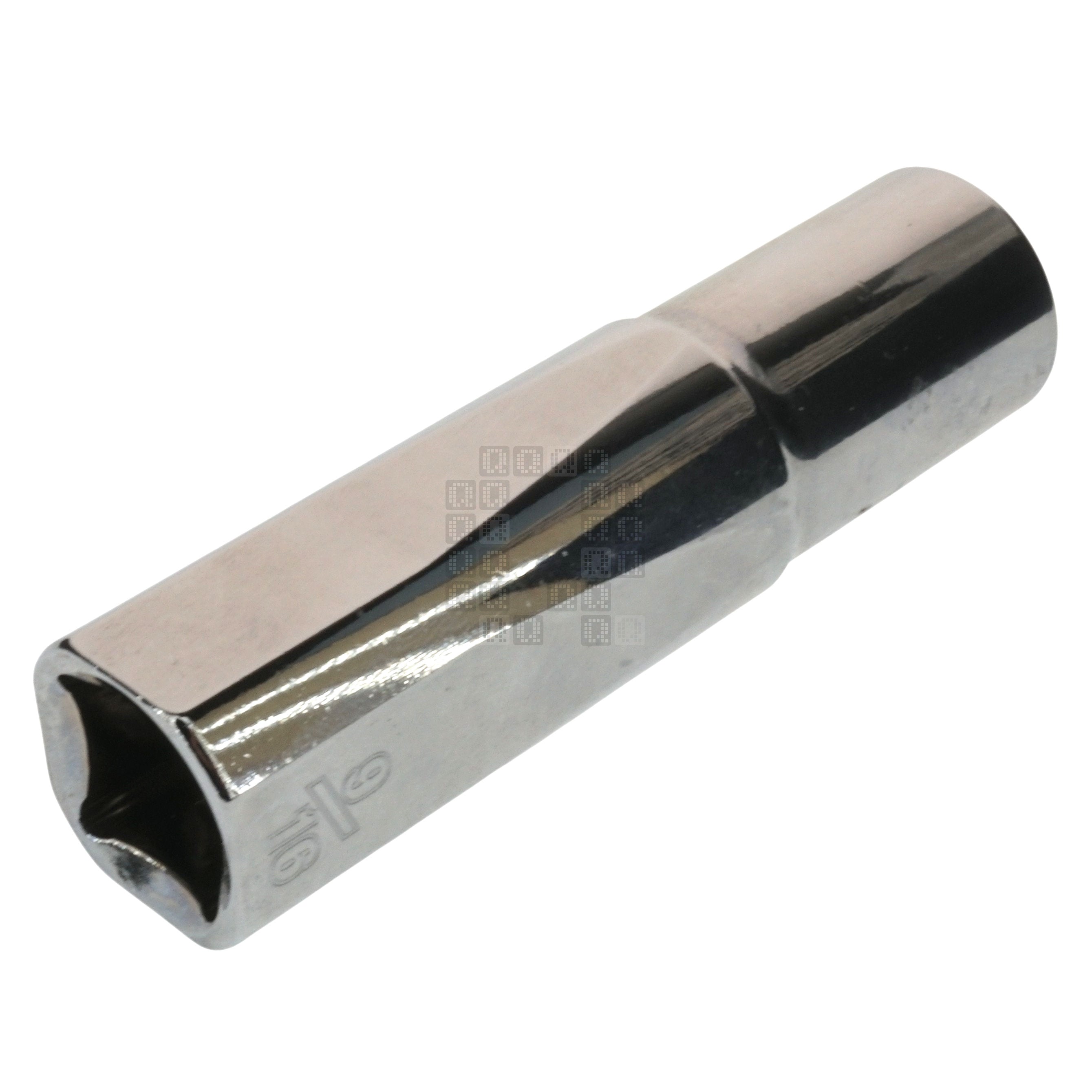 Milwaukee Tool 45-34-9127 Deep Chrome 9/16" Hex Drive 1/2" Square SAE Socket with Four Flat Sides