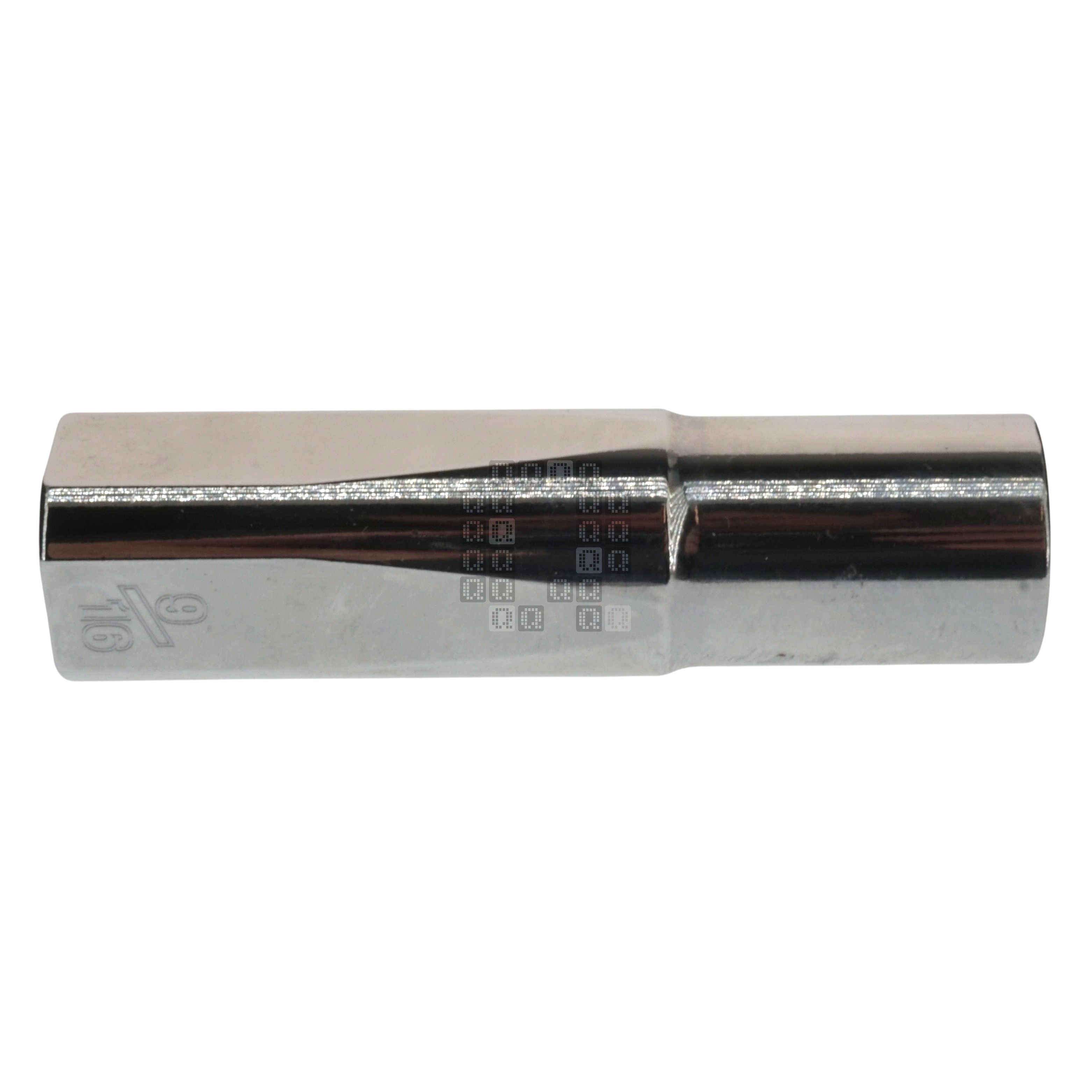 Milwaukee Tool 45-34-9127 Deep Chrome 9/16" Hex Drive 1/2" Square SAE Socket with Four Flat Sides