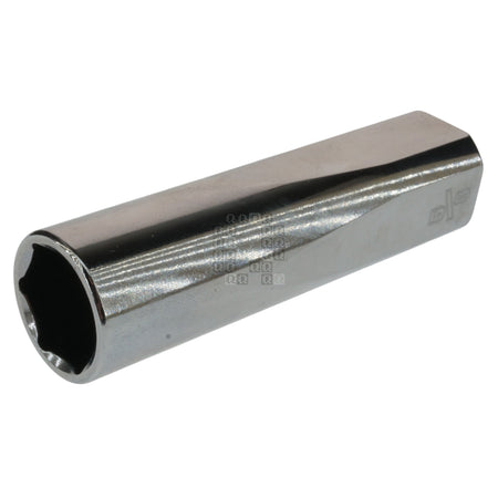 Milwaukee Tool 45-34-9128 Chrome Deep 1/2" Square Drive 5/8" Hex SAE Socket Four Flat Sides, 6-Point