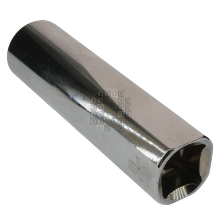 Milwaukee Tool 45-34-9128 Chrome Deep 1/2" Square Drive 5/8" Hex SAE Socket Four Flat Sides, 6-Point