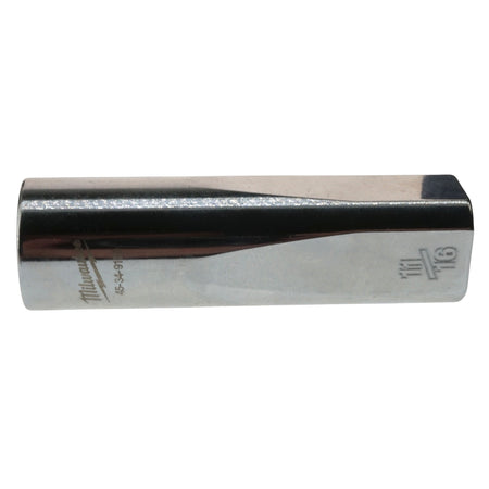 Milwaukee Tool 45-34-9129 Deep Chrome 1/2" Square Drive 11/16" Hex SAE Socket with Four Flat Sides