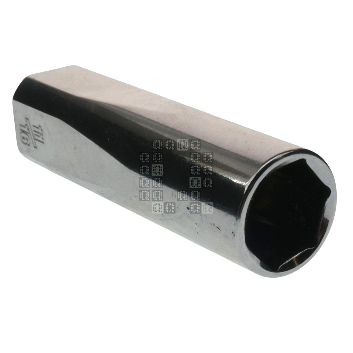 Milwaukee Tool 45-34-9129 Deep Chrome 1/2" Square Drive 11/16" Hex SAE Socket with Four Flat Sides