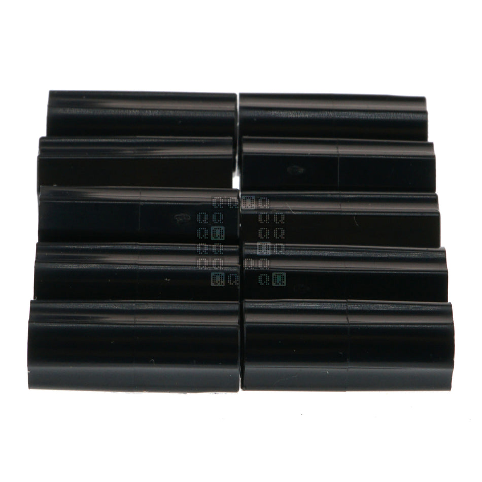 LEGO 4512363 59443 Cross Axle Extension Connector, 2M, Black, 10-Pack