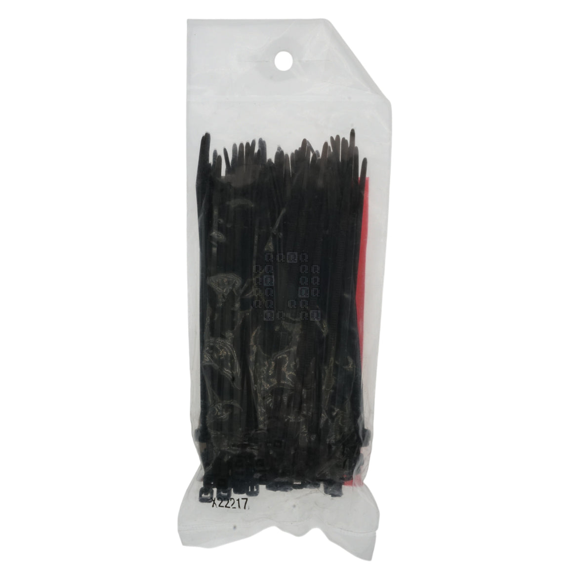 Gardner Bender GB 46-104UVB  Indoor/Outdoor 4" Standard Cable Ties, UV Resistant Black, 100-Pack Package Back