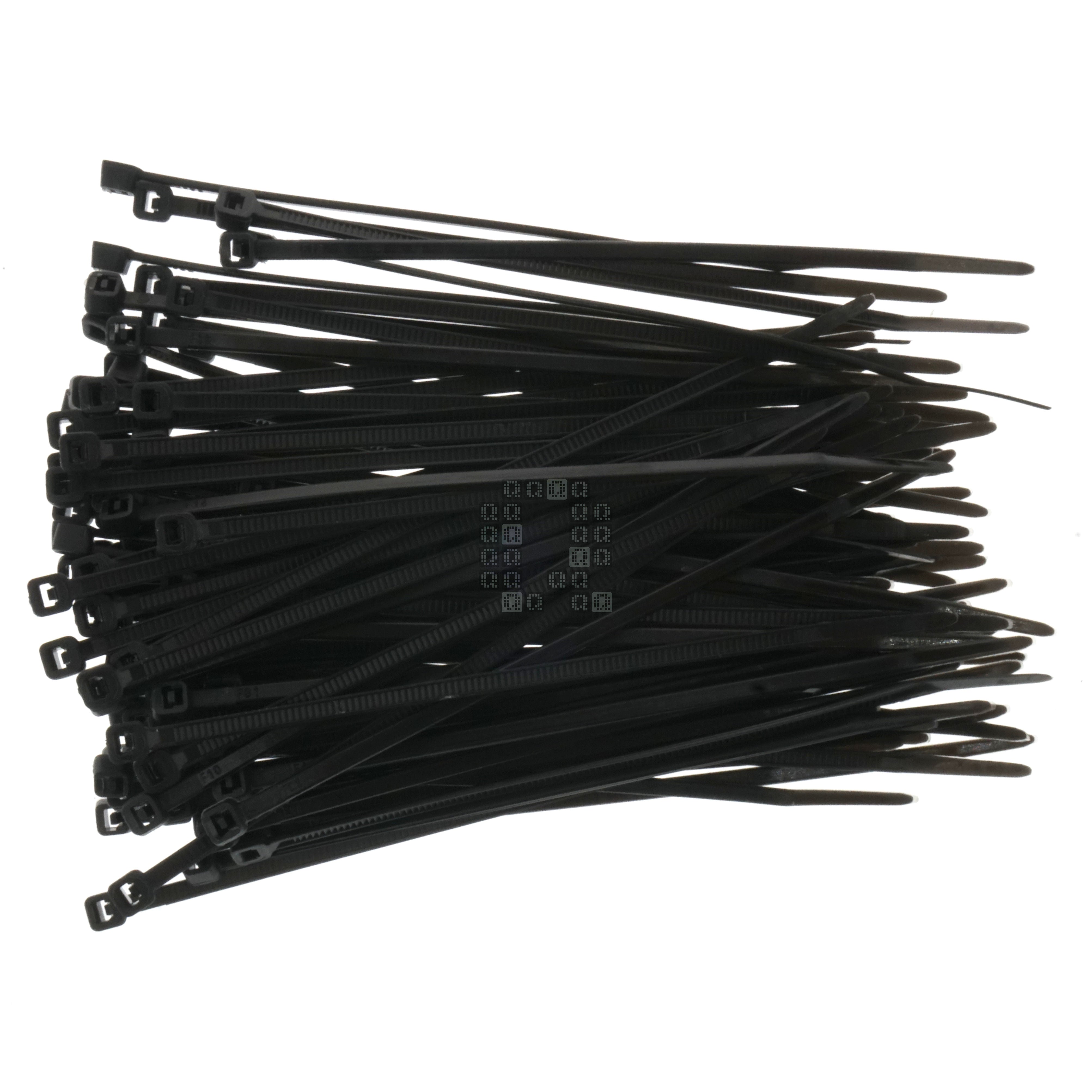 Gardner Bender GB 46-104UVB  Indoor/Outdoor 4" Standard Cable Ties, UV Resistant Black, 100-Pack