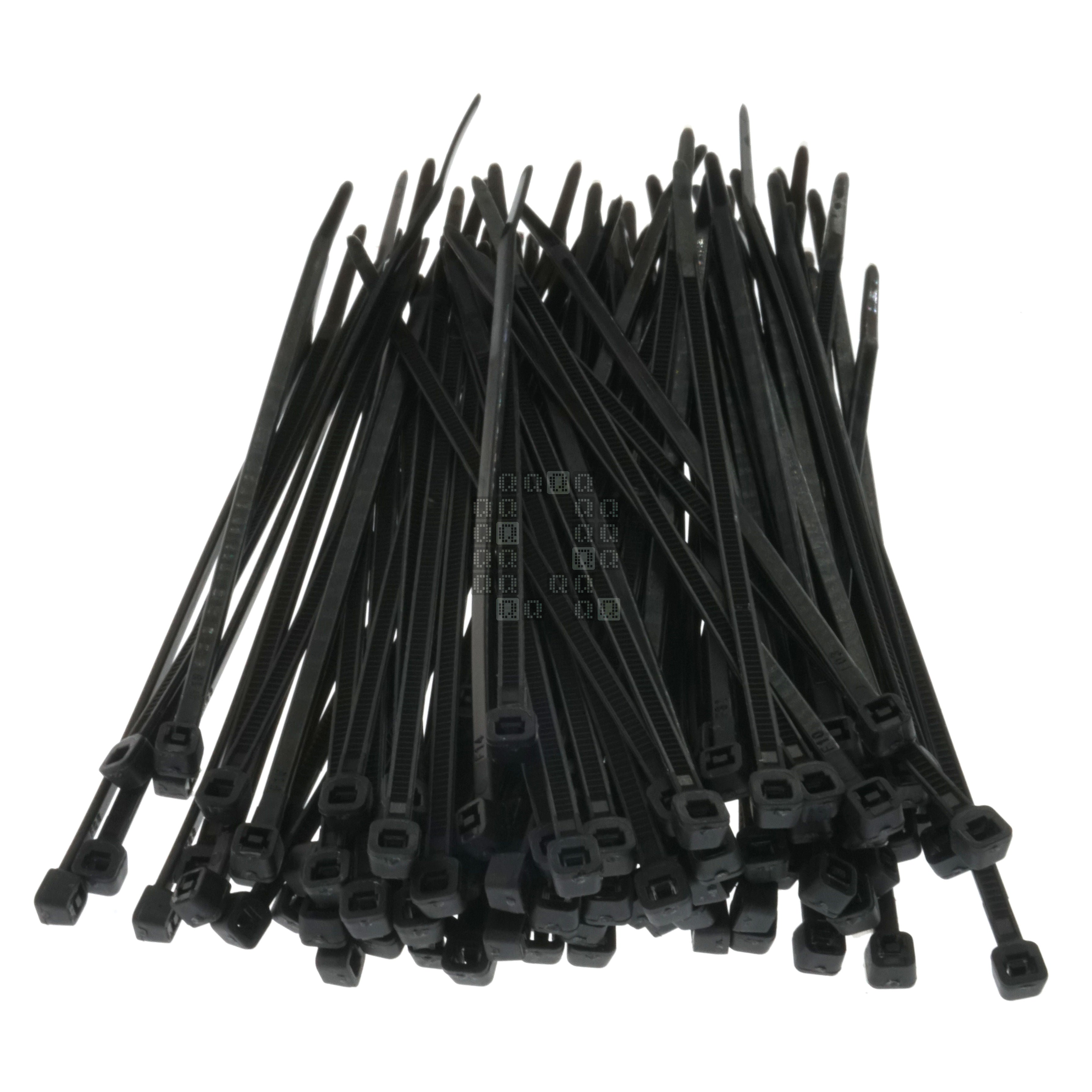 Gardner Bender GB 46-104UVB  Indoor/Outdoor 4" Standard Cable Ties, UV Resistant Black, 100-Pack
