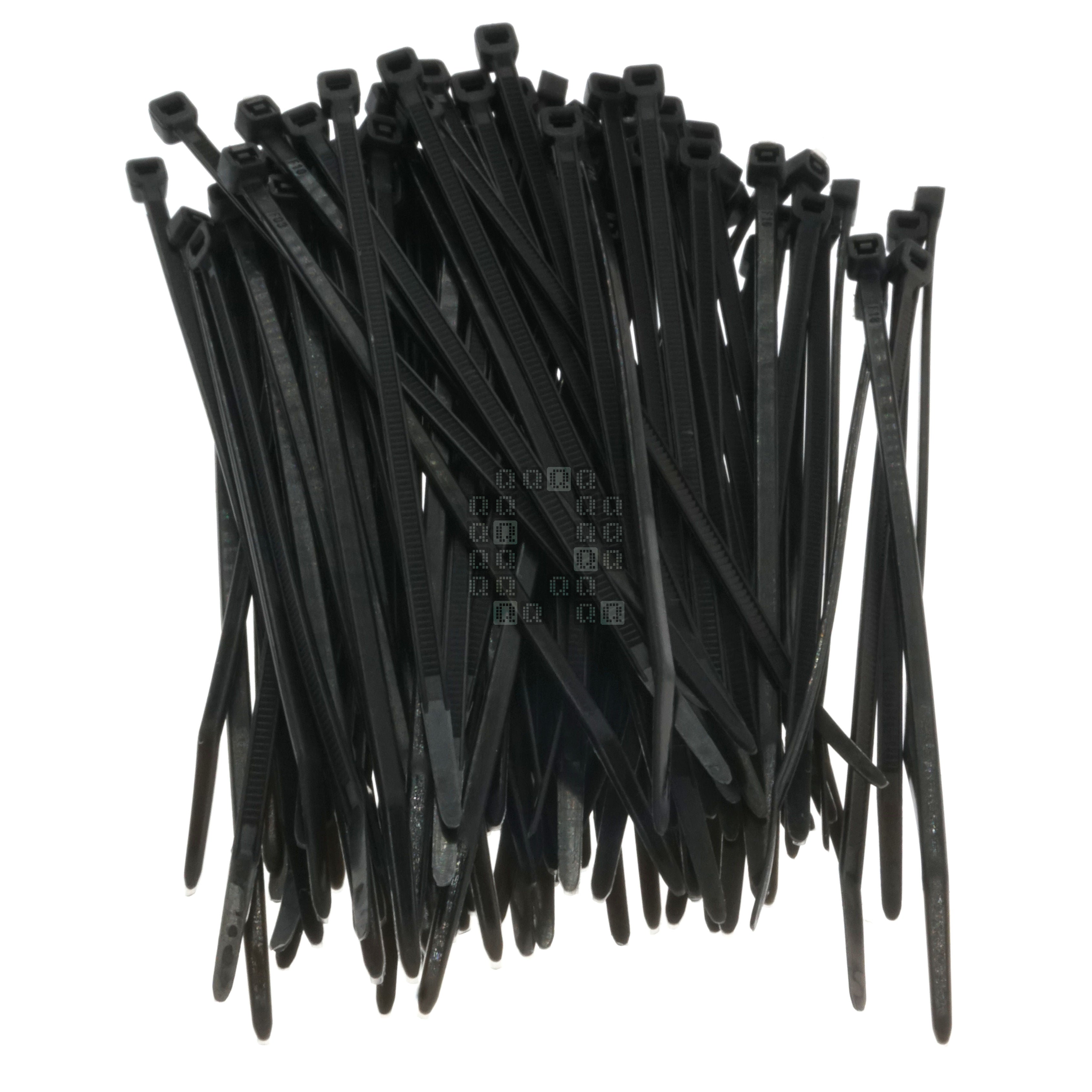 Gardner Bender GB 46-104UVB  Indoor/Outdoor 4" Standard Cable Ties, UV Resistant Black, 100-Pack