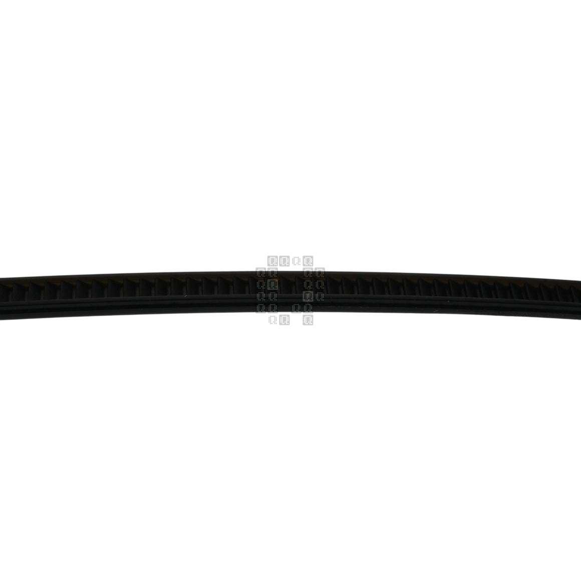 Gardner Bender GB 46-104UVB  Indoor/Outdoor 4" Standard Cable Tie, UV Resistant Black, closeup of notches