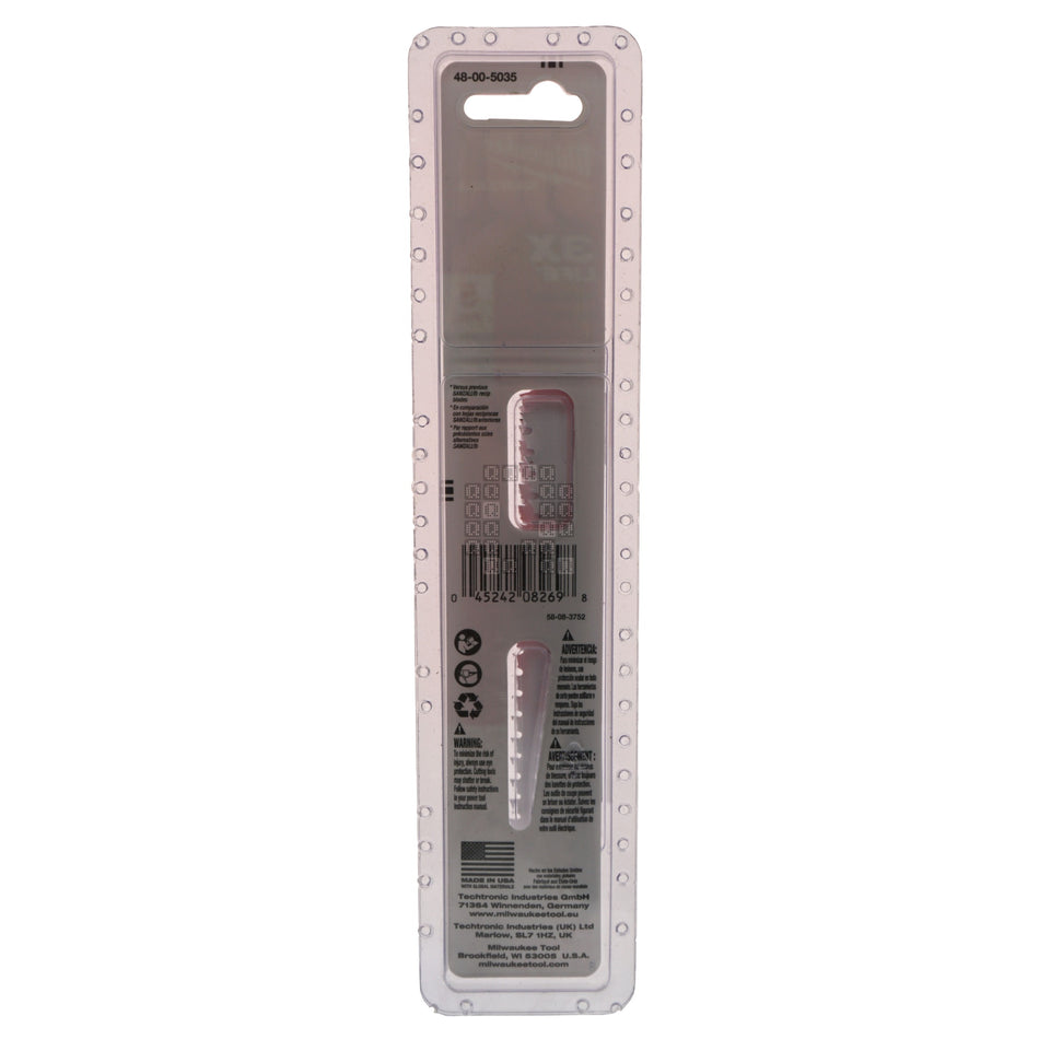 Milwaukee Tool 48-00-5035 6" Sawzall Blades, 5 TPI, Bi-Metal for Wood, 5-Pack
