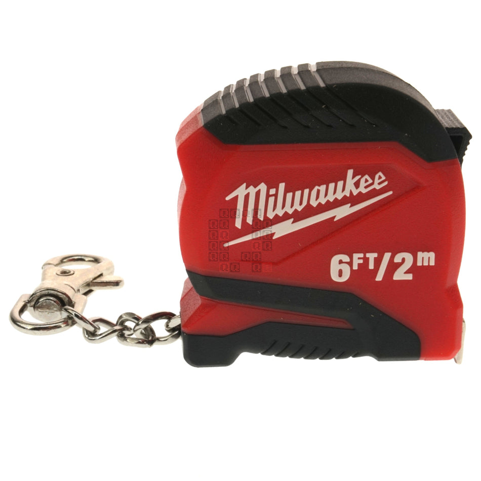 Milwaukee Tool 48-22-1706 Mini 6ft / 2m Keychain Tape Measure