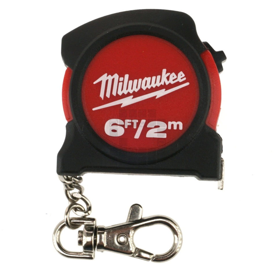 Milwaukee 48-22-5506 6 Foot / 2 Meter Keychain Tape Measure