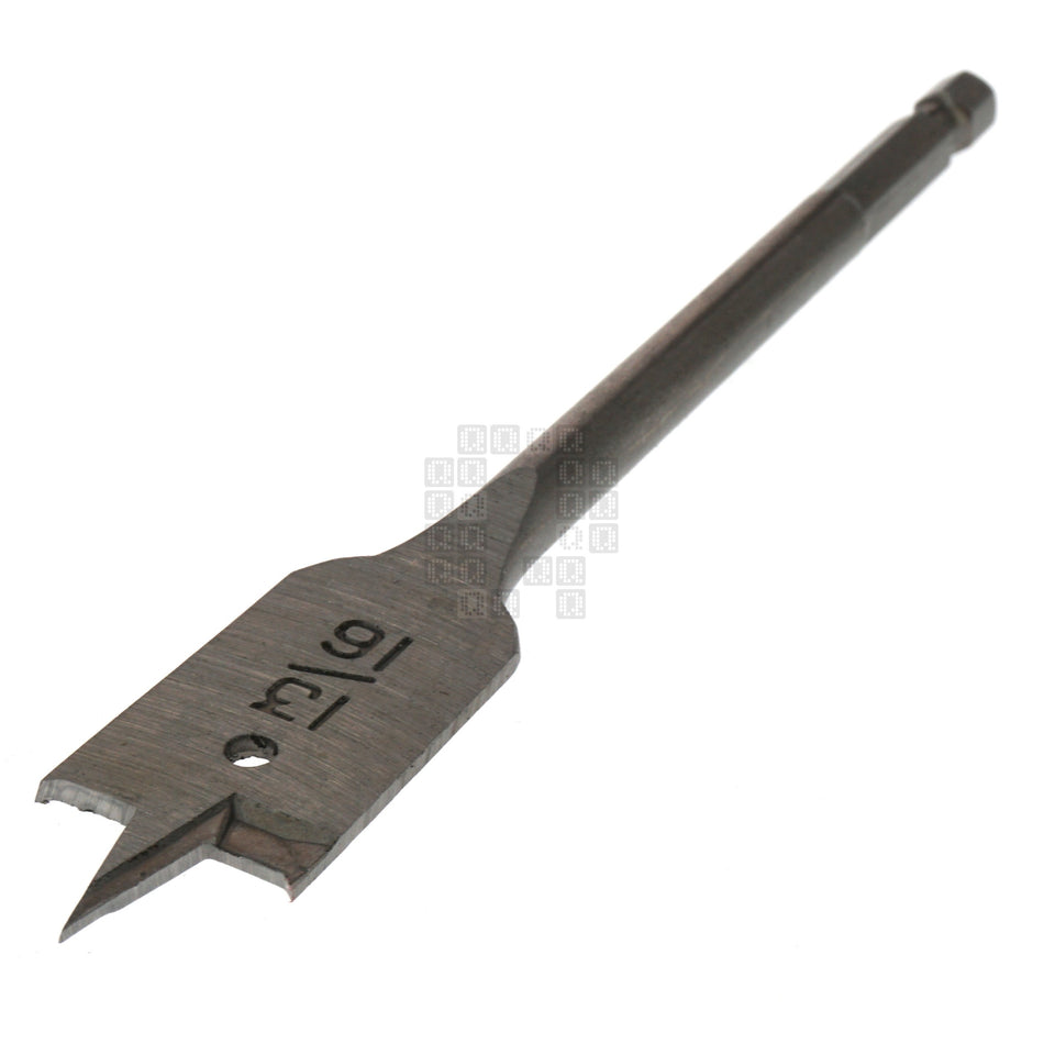Milwaukee Tool 48-27-0811 Flat Boring Bit 13/16" x 6" for 1/4" Hex Quick Change Chucks