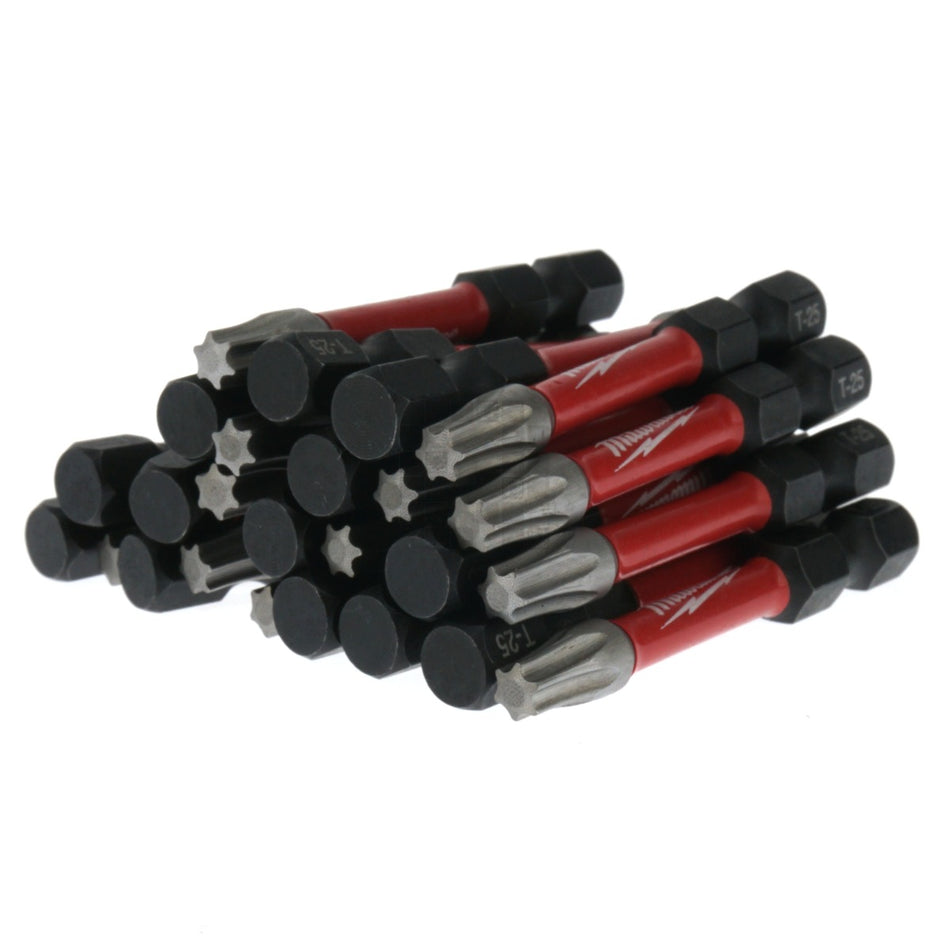 Milwaukee 48-32-4785 2" T25 TORX SHOCKWAVE Impact Duty Power Bit, 25 Bulk Pack