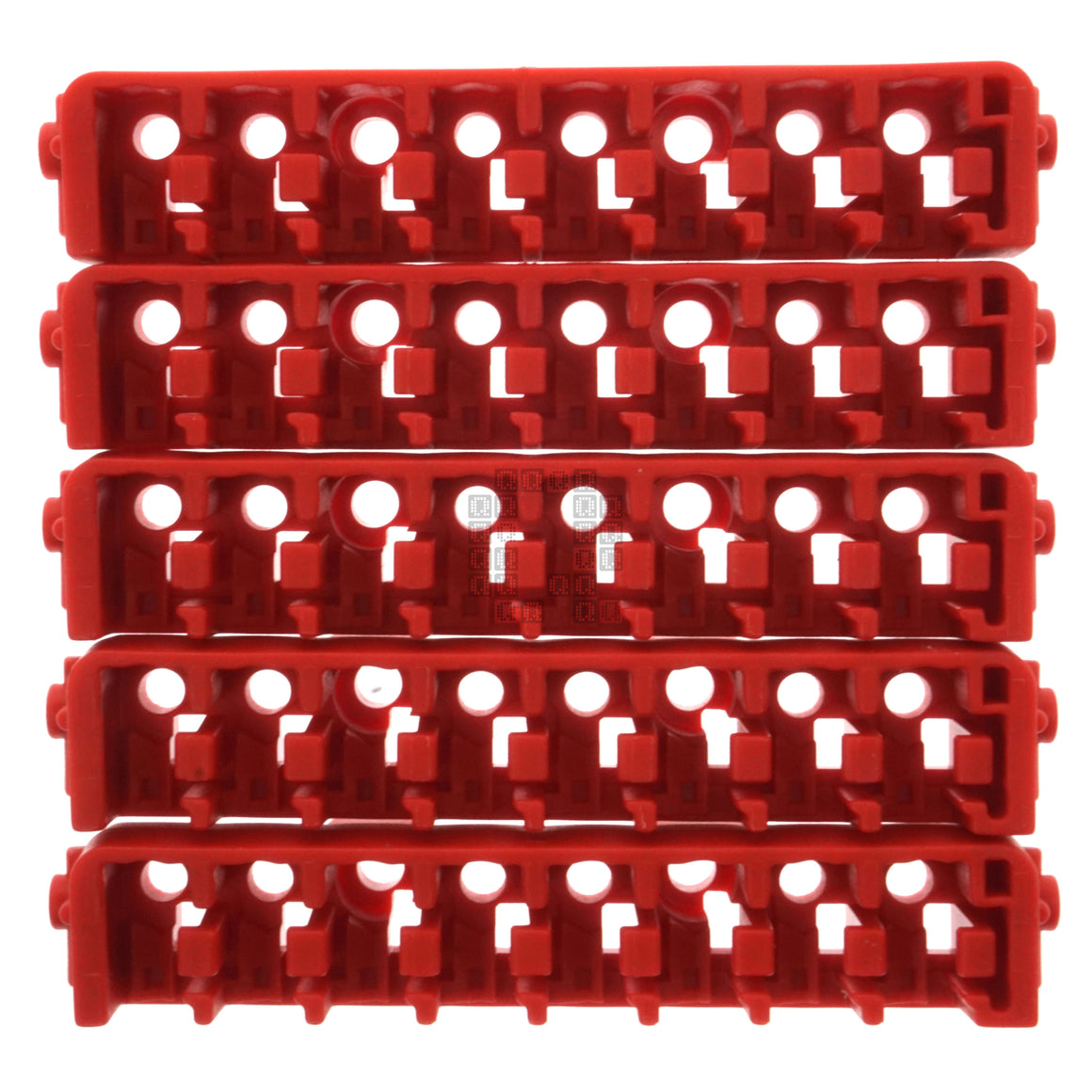 Milwaukee Tool 48-32-9932 Red Plastic Small & Medium Case Rows for Driver Bits (5-Pack) 