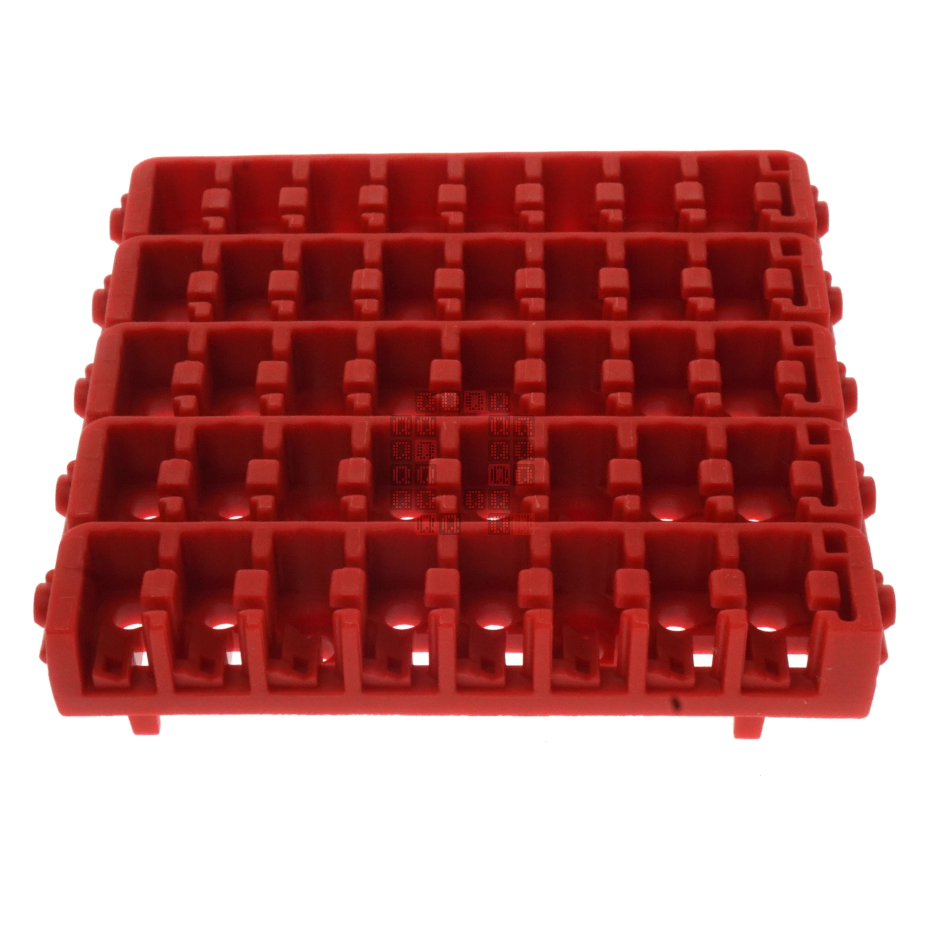 Milwaukee Tool 48-32-9932 Red Plastic Small & Medium Case Rows for Driver Bits (5-Pack) 