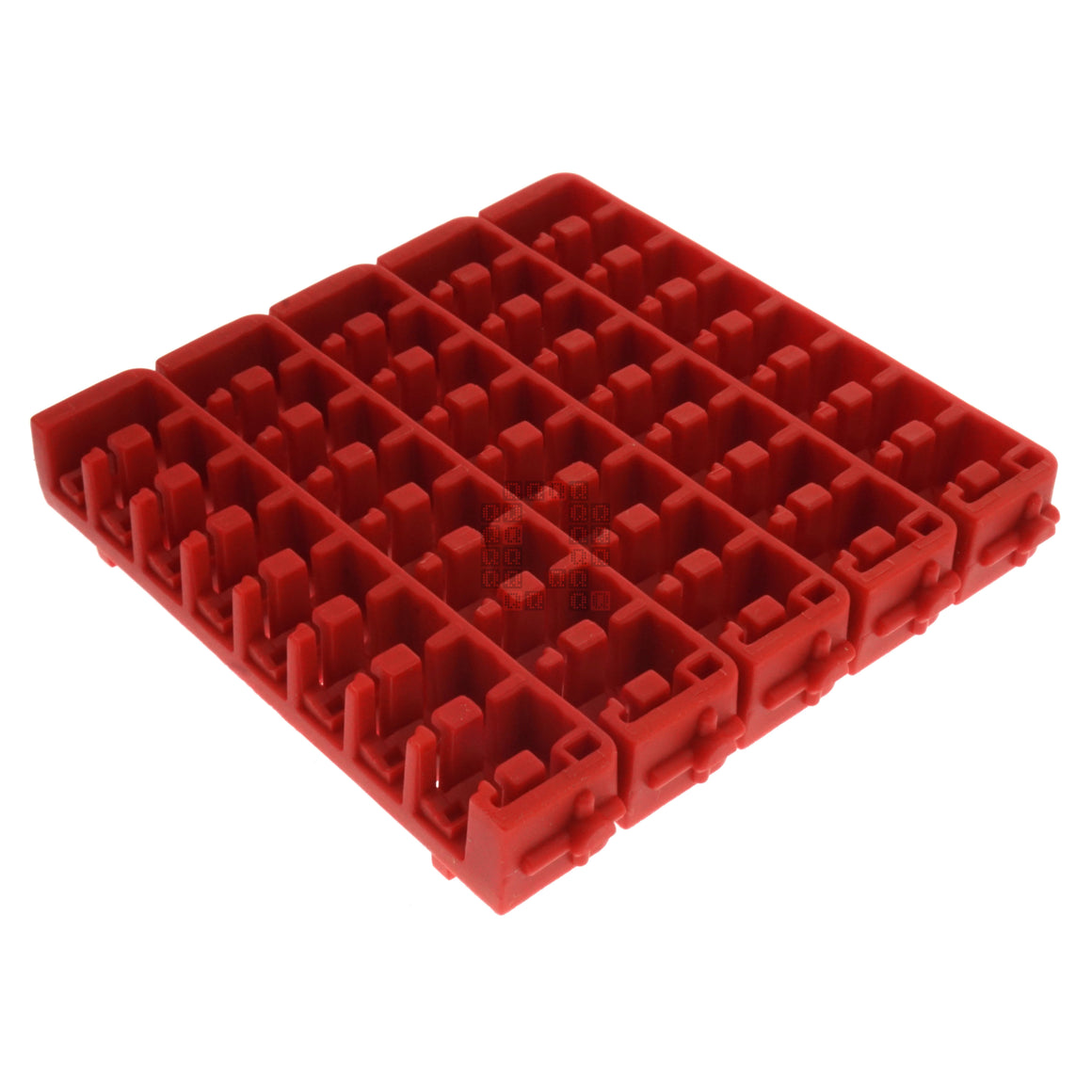 Milwaukee Tool 48-32-9932 Red Plastic Small & Medium Case Rows for Driver Bits (5-Pack) 