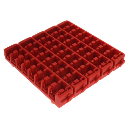 Milwaukee Tool 48-32-9932 Red Plastic Small & Medium Case Rows for Driver Bits (5-Pack) 