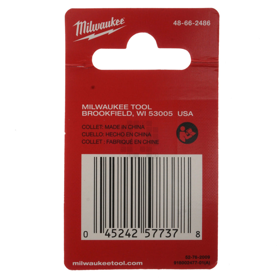 Milwaukee Tool 48-66-2486 1/8" Collet and Nut Kit