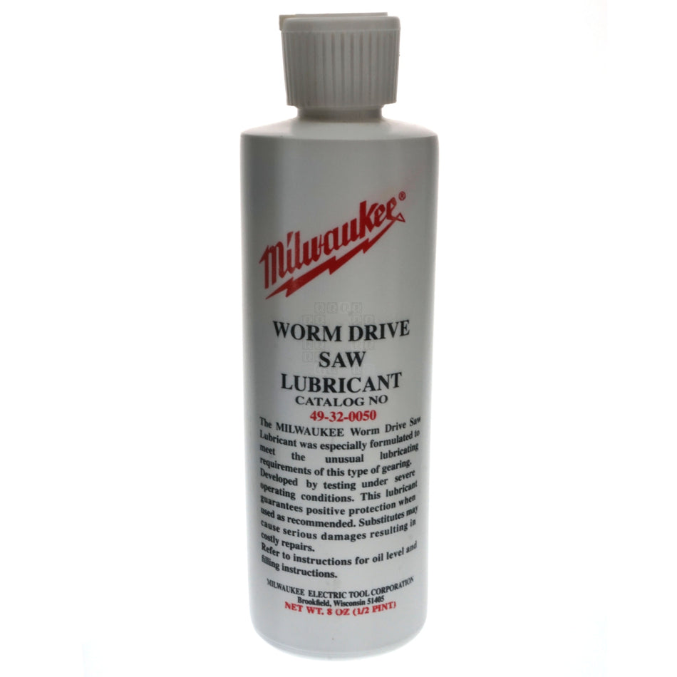 Milwaukee Tool 49-32-0050 Worm Drive Saw Lubricant, ME-110, 8oz, 1/2 Pint