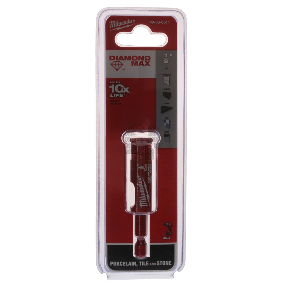 Milwaukee Tool 49-56-0511 1/2" Diamond Max Hole Saw Bit