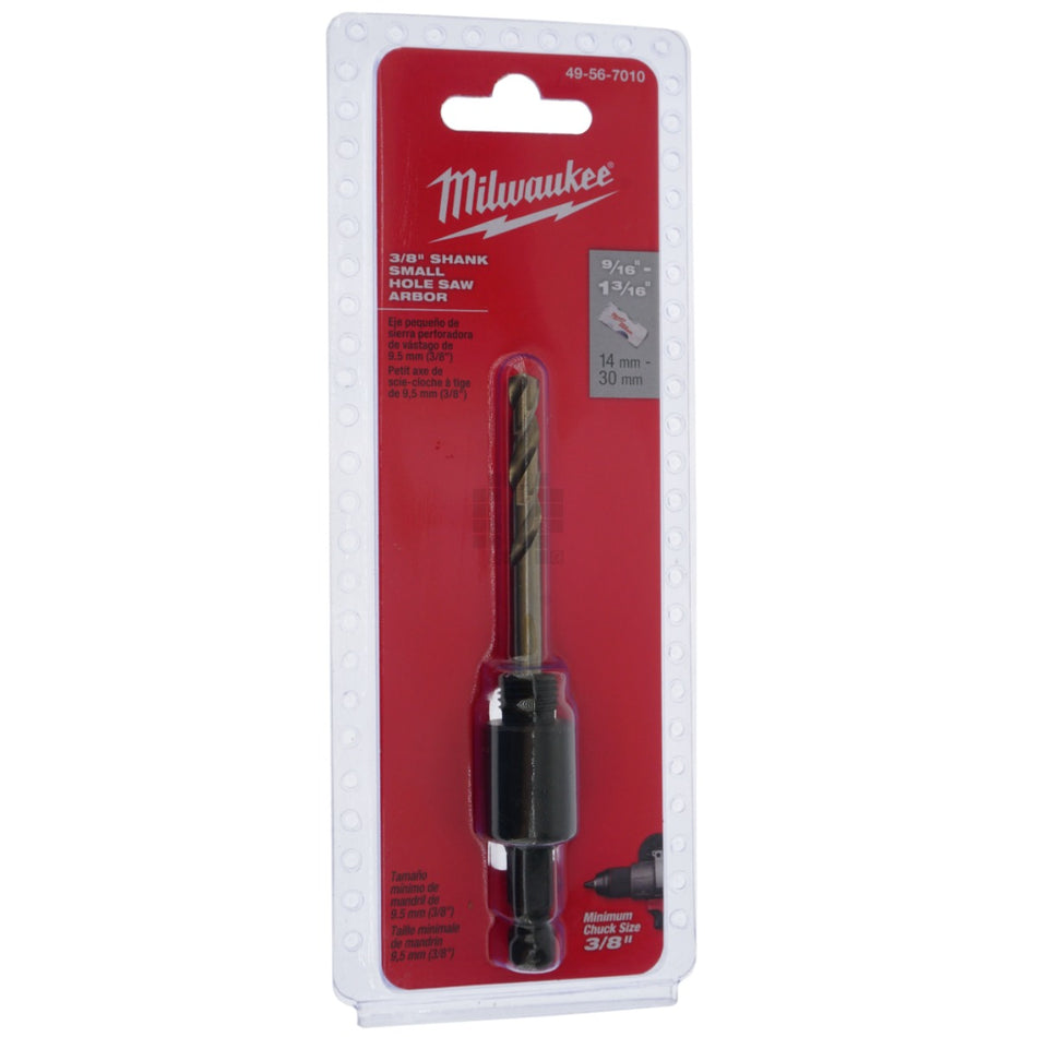Milwaukee 49-56-7010 3/8" Shank Small Hole Saw Arbor