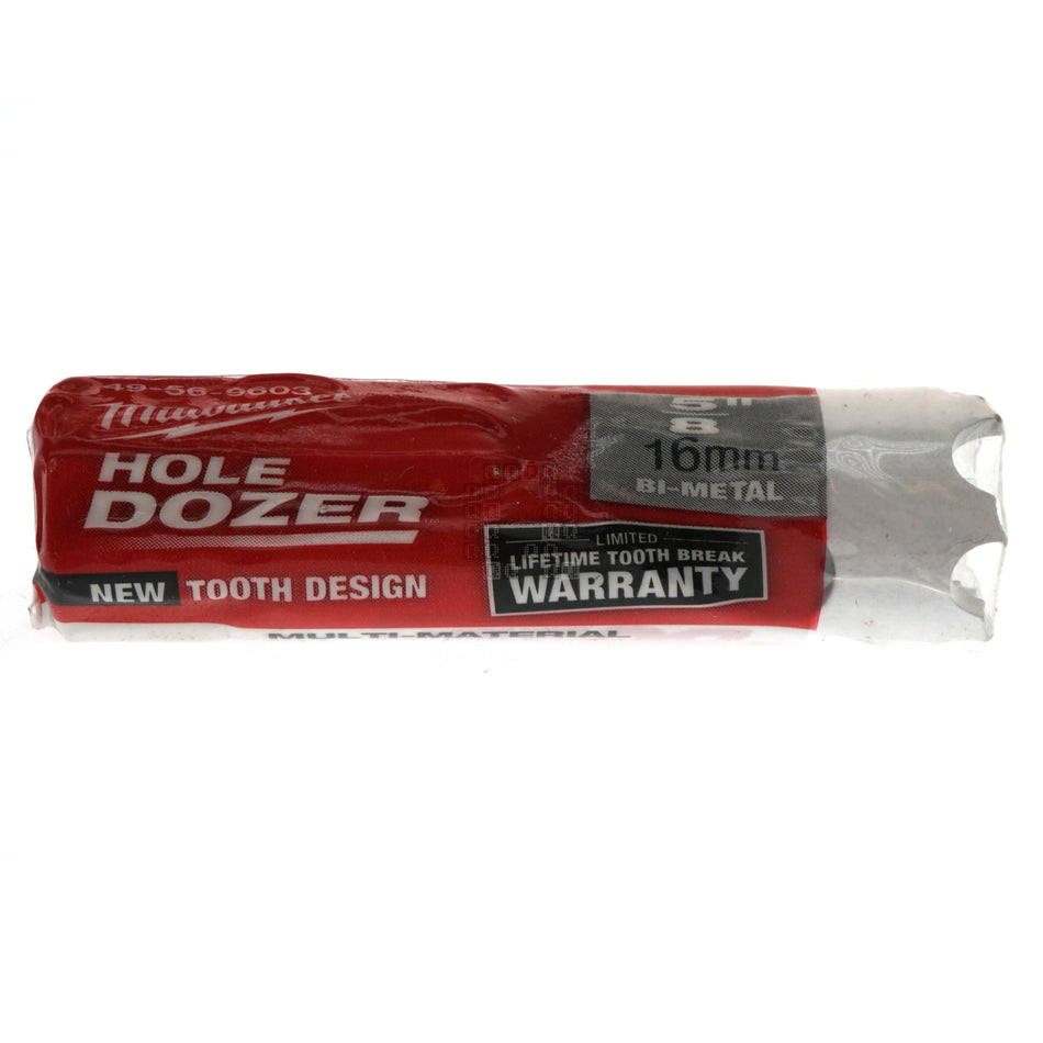 Milwaukee Tool 49-56-9603 Hole Dozer Bi-Metal Hole Saw, 5/8"