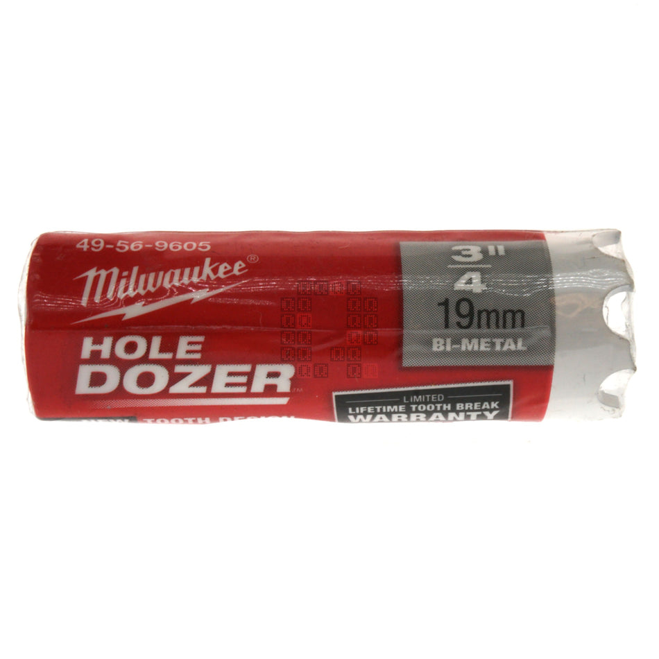 Milwaukee Tool 49-56-9605 Hole Dozer Bi-Metal Hole Saw, 3/4"