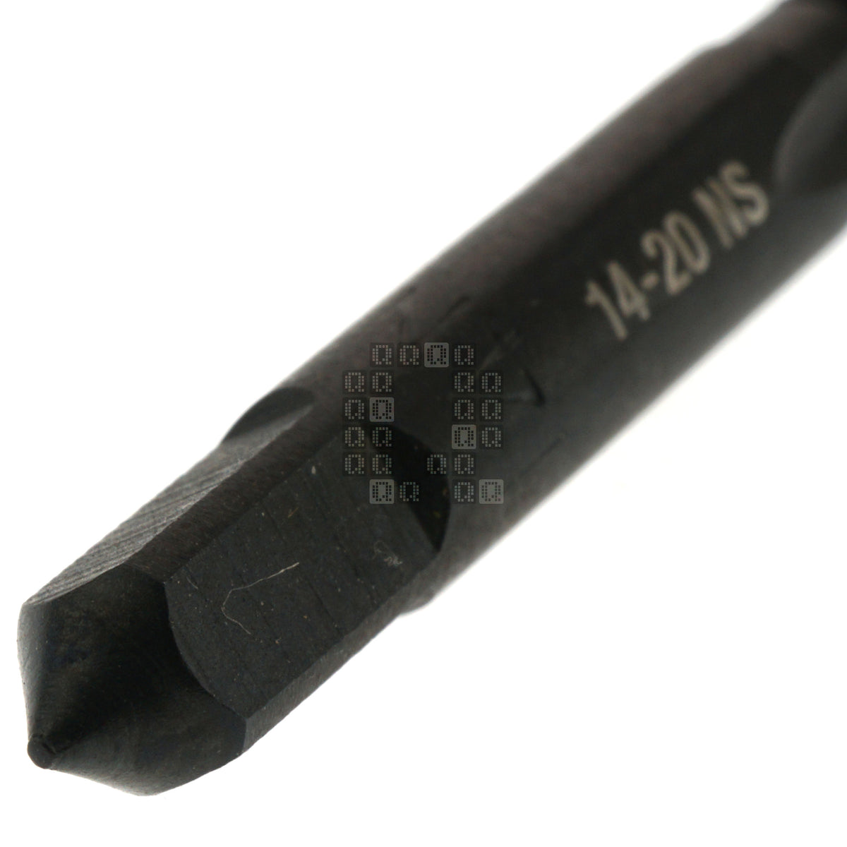 Milwaukee Tool 49575133 49-57-5133 1/4"-20 NS HCS High Carbon Steel SAE Straight Flute Plug Tap, Black Oxide
