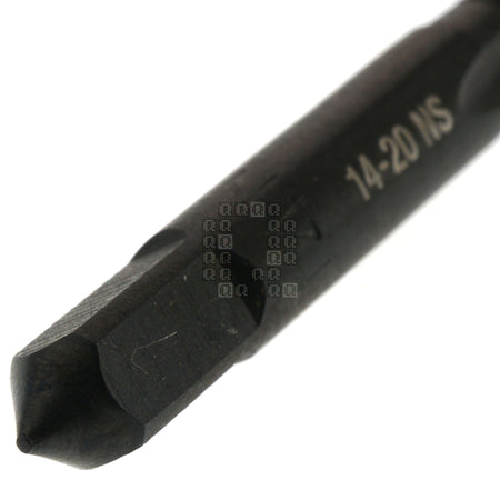 Milwaukee Tool 49575133 49-57-5133 1/4"-20 NS HCS High Carbon Steel SAE Straight Flute Plug Tap, Black Oxide