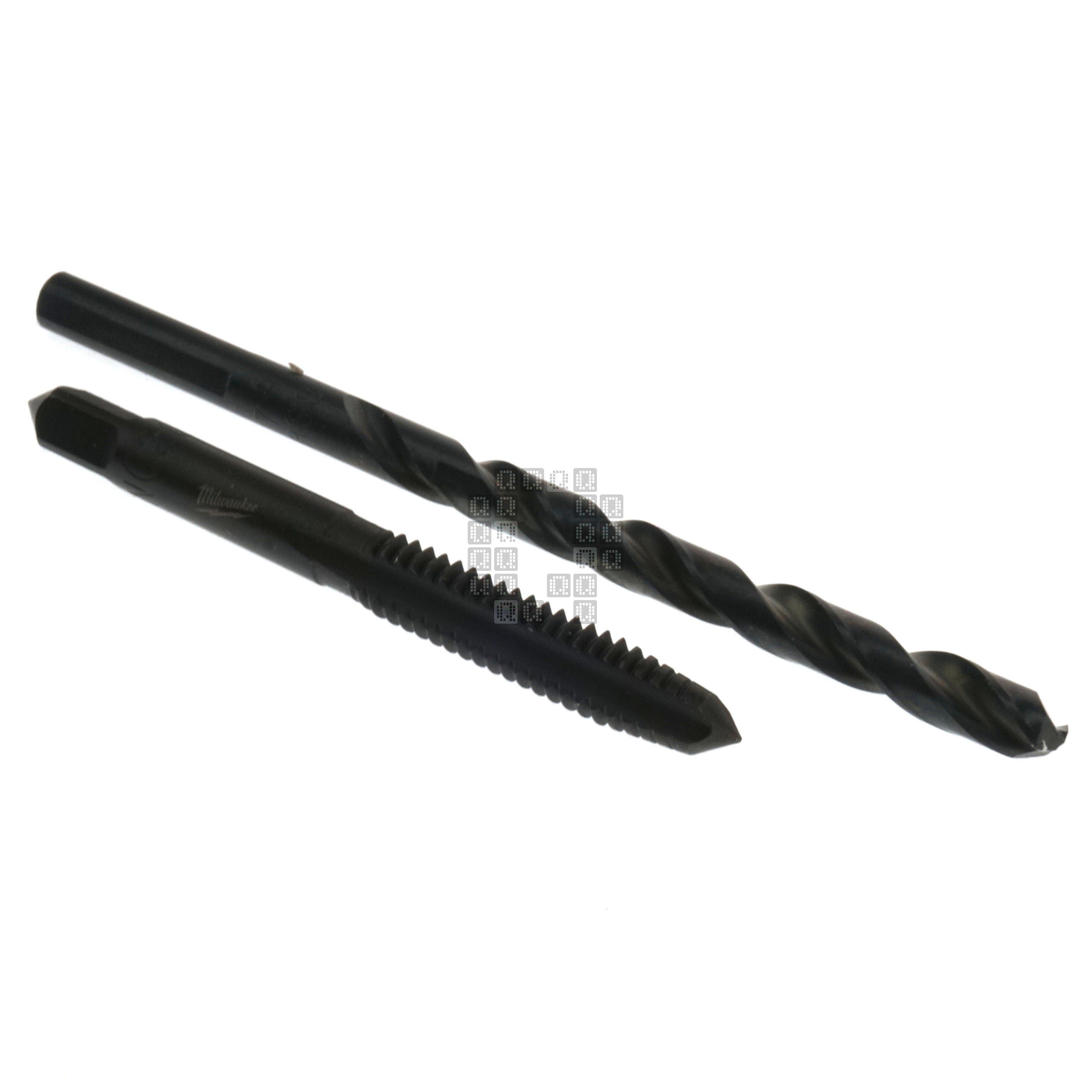 Milwaukee Tool 49-57-5534 1/4"-20 NC Straight Flute Plug Tap & #7 Drill Bit