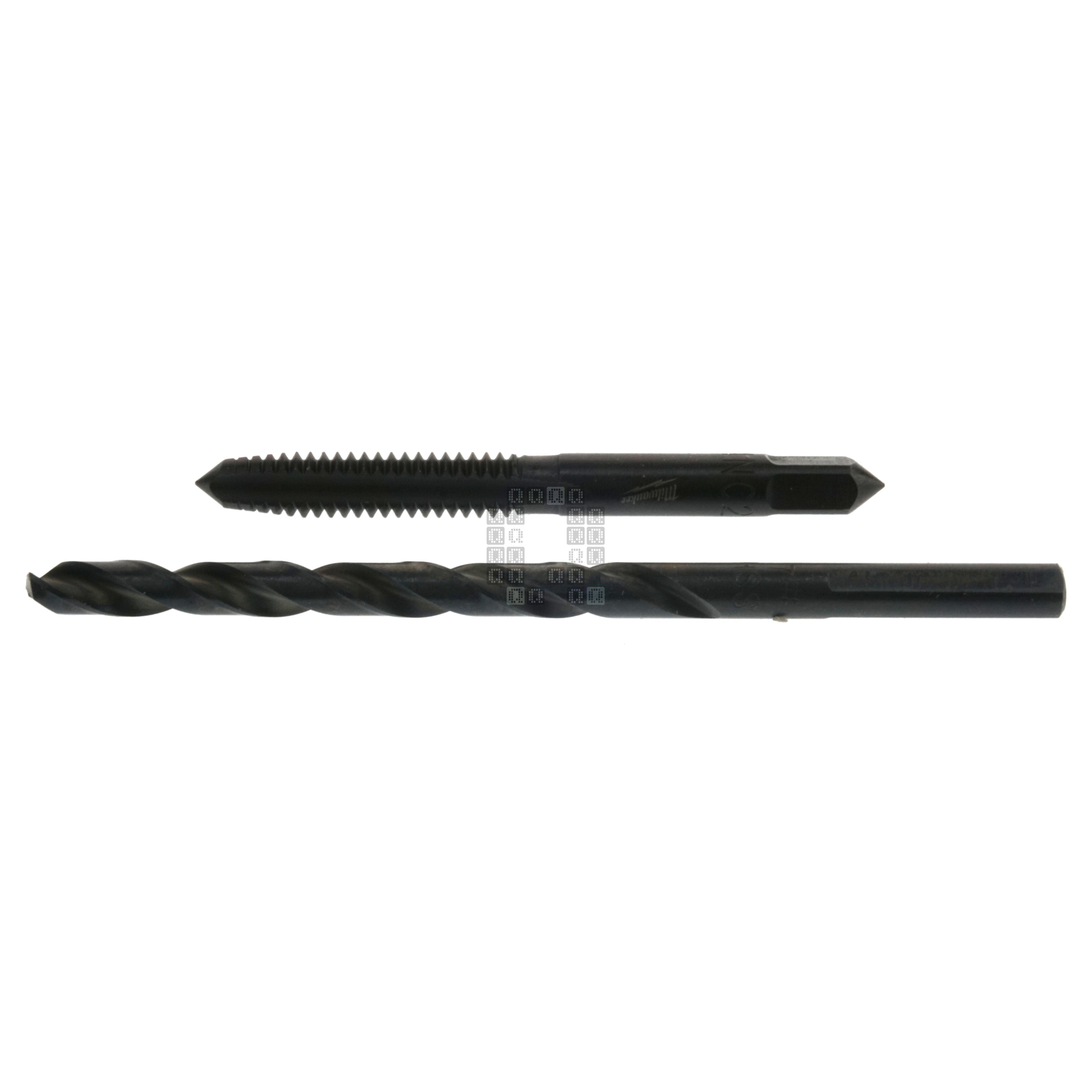 Milwaukee Tool 49-57-5534 1/4"-20 NC Straight Flute Plug Tap & #7 Drill Bit