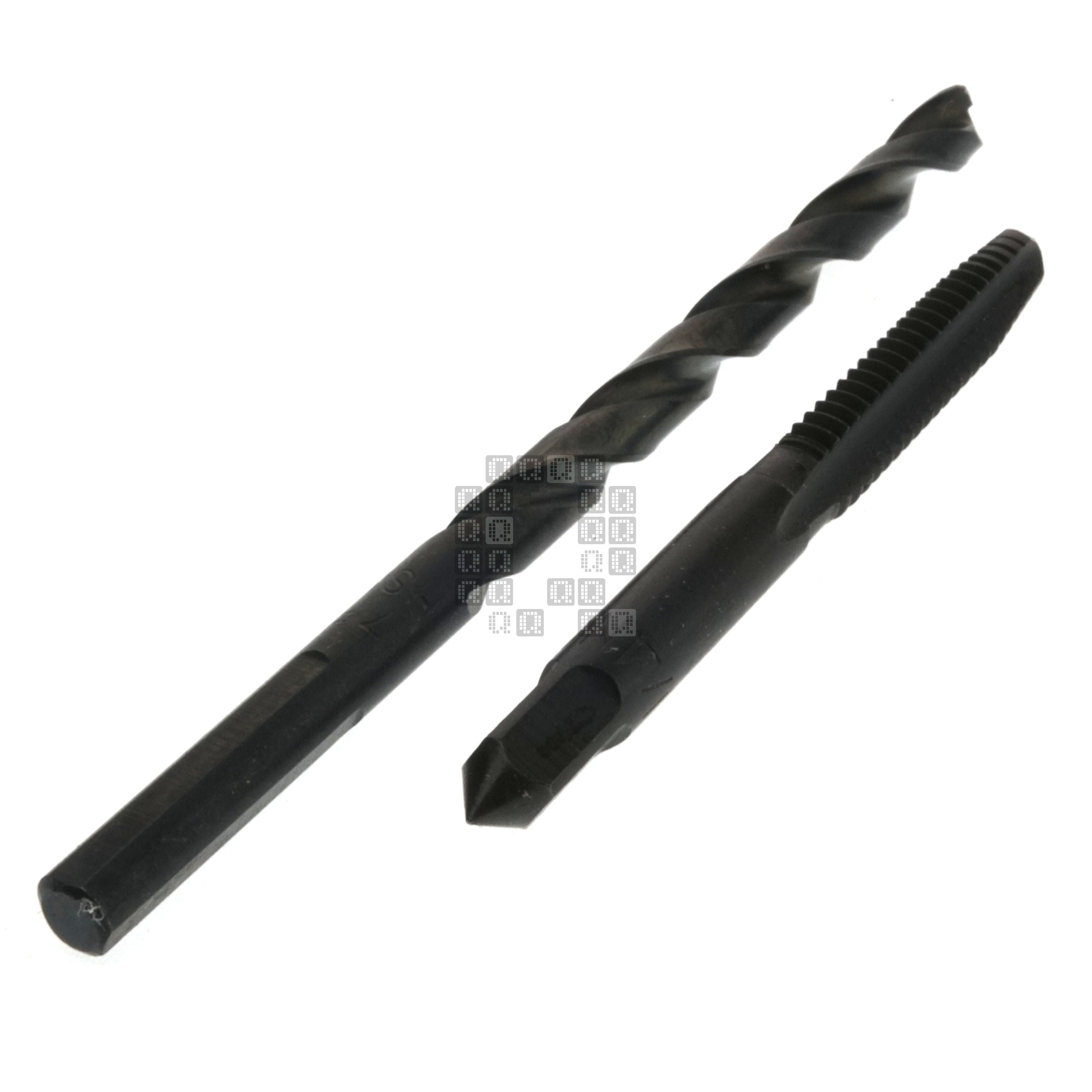 Milwaukee Tool 49-57-5534 1/4"-20 NC Straight Flute Plug Tap & #7 Drill Bit