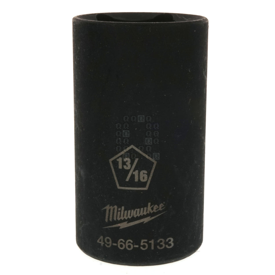 Milwaukee Tool 49-66-5133 SHOCKWAVE Lineman's Penta Socket, 1/2" Square Drive