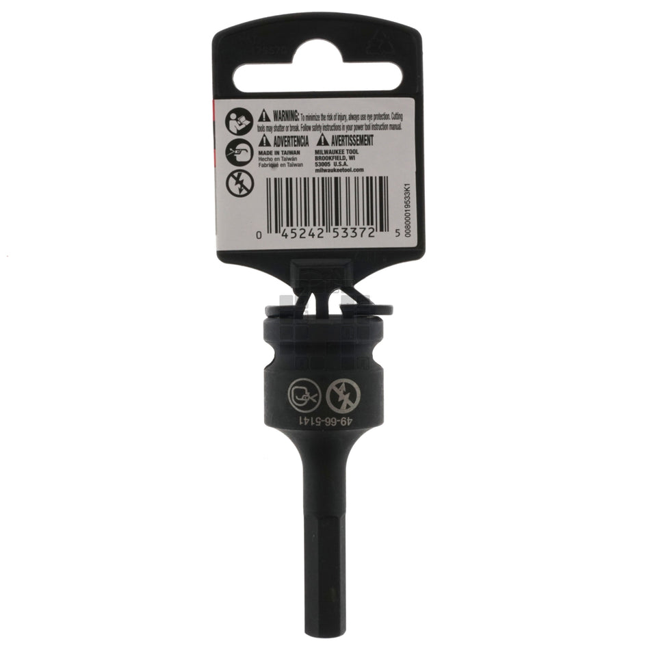 Milwaukee Tool 49-66-5141 SHOCKWAVE Lineman's 1/2" Drive 5/16"/8mm Hex Bit Socket