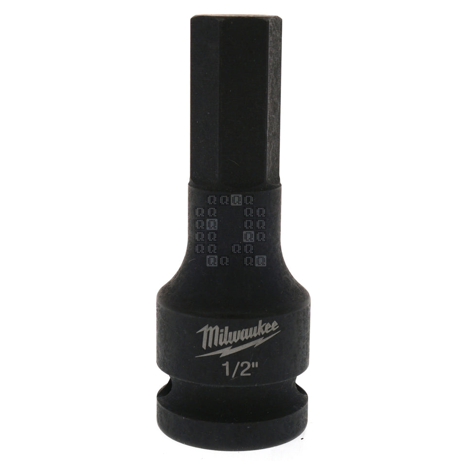 Milwaukee Tool 49-66-5144 SHOCKWAVE Lineman's 1/2" Drive 1/2" Hex Bit Socket