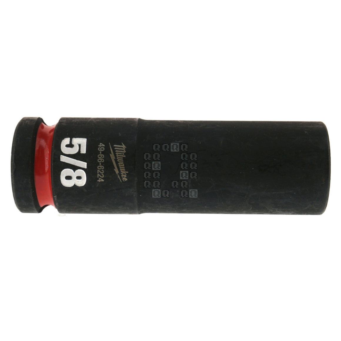 Milwaukee Tool 49-66-6224 Black SHOCKWAVE Impact Duty 1/2" Square Input Drive 5/8" Hex Deep 6 Point Socket