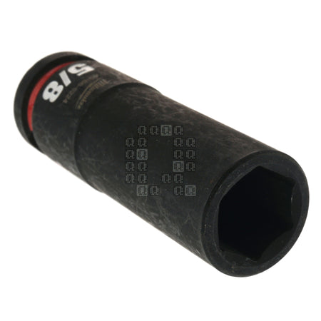Milwaukee Tool 49-66-6224 Black SHOCKWAVE Impact Duty 1/2" Square Input Drive 5/8" Hex Deep 6 Point Socket