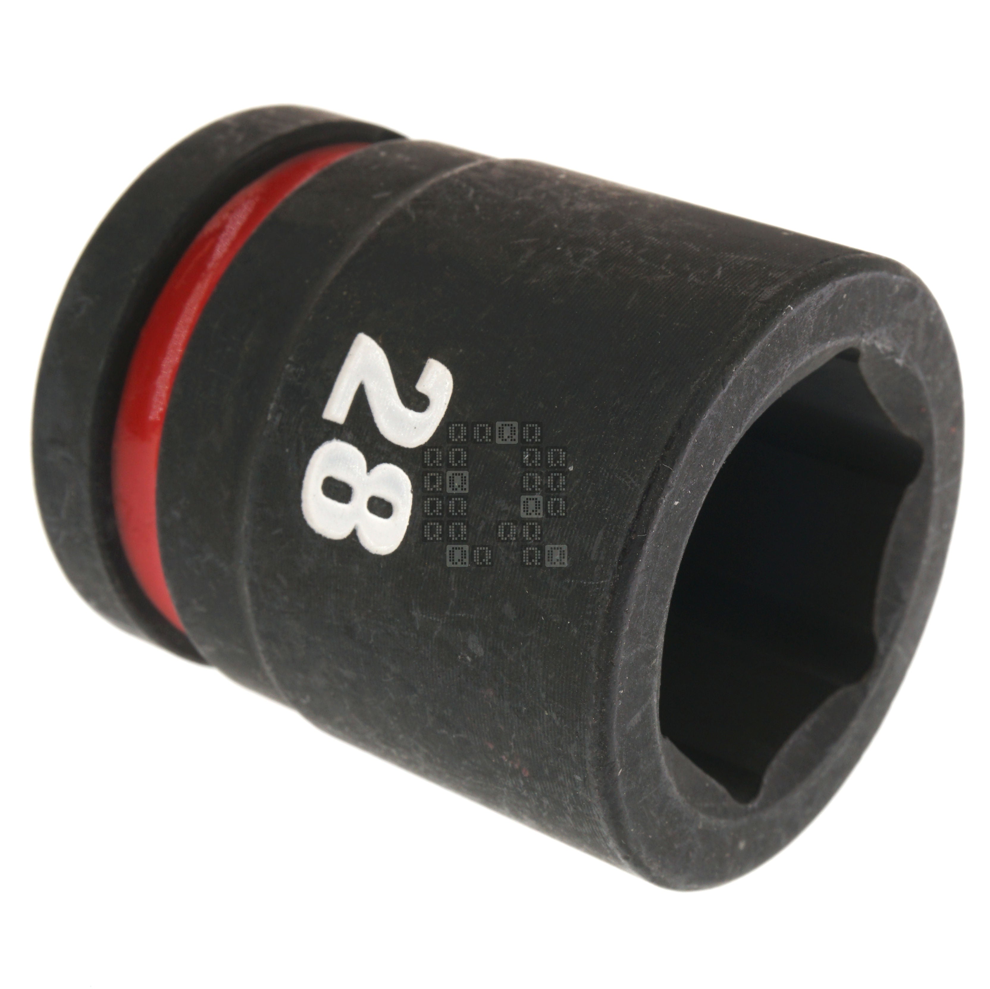Milwaukee Tool 49-66-6366 SHOCKWAVE Impact 3/4" Square Input Drive 28mm Standard Length Metric 6 Point Socket Black