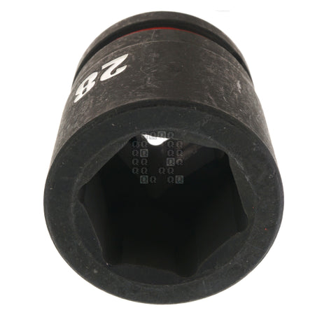 Milwaukee Tool 49-66-6366 SHOCKWAVE Impact 3/4" Square Input Drive 28mm Standard Length Metric 6 Point Socket Black