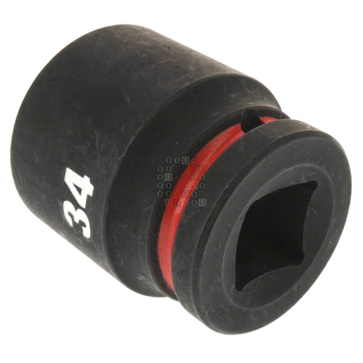 Milwaukee Tool 49-66-6372 Black SHOCKWAVE Impact Duty 3/4" Drive Standard Length Metric 34mm Hex 6 Point Socket