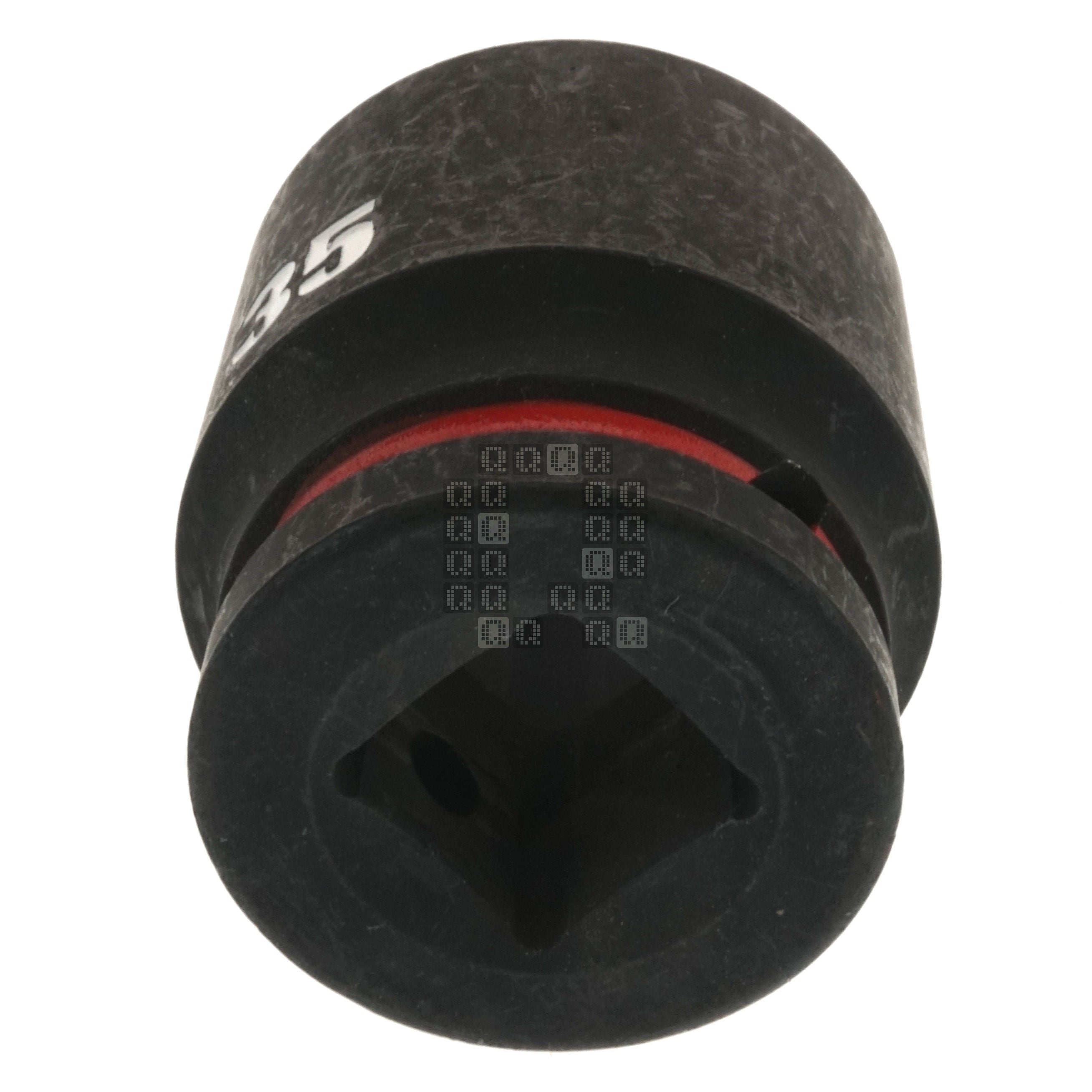 Milwaukee Tool 49-66-6373 SHOCKWAVE Black Impact Duty 3/4" Drive Standard Length Metric 35mm Hex 6 Point Socket