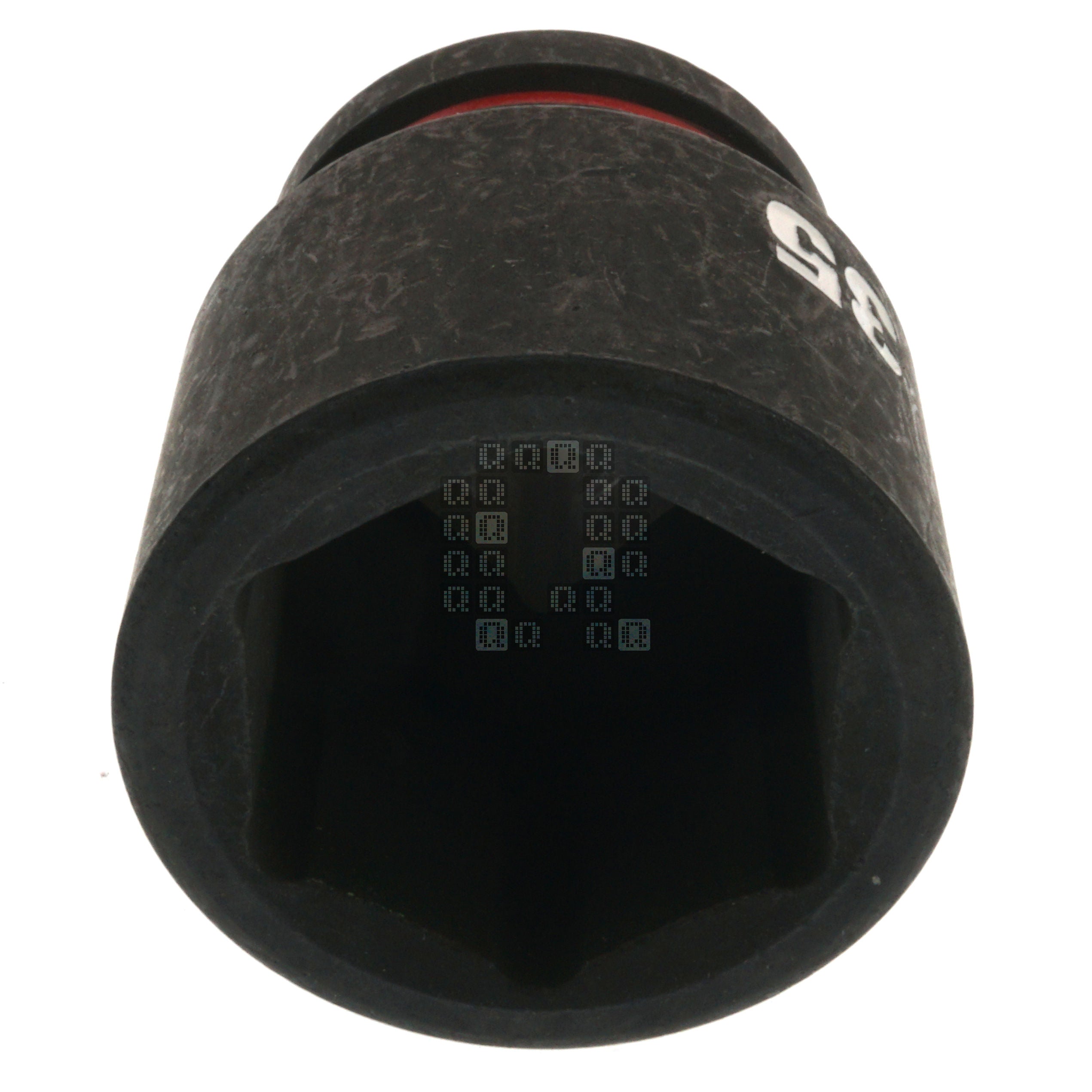 Milwaukee Tool 49-66-6373 SHOCKWAVE Black Impact Duty 3/4" Drive Standard Length Metric 35mm Hex 6 Point Socket