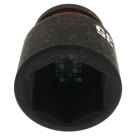 Milwaukee Tool 49-66-6373 SHOCKWAVE Black Impact Duty 3/4" Drive Standard Length Metric 35mm Hex 6 Point Socket
